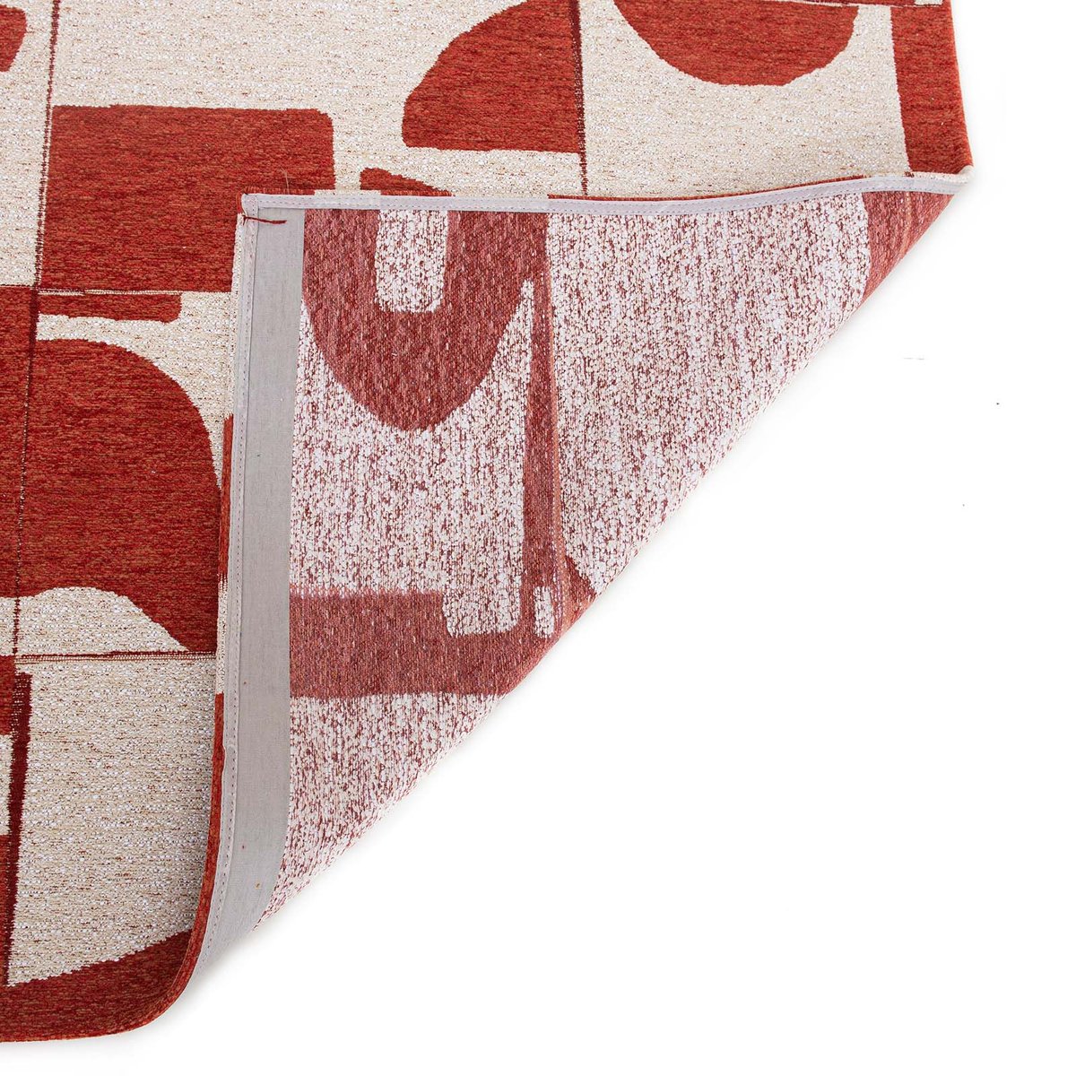 Tapis intérieur/extérieur tissé plat STALE rouge, NOVATREND