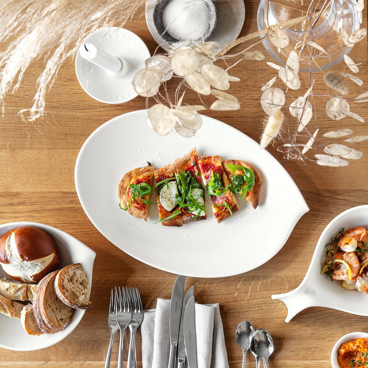 Plat De Service FLOW blanc, VILLEROY & BOCH