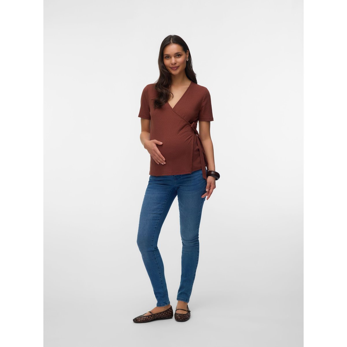 Top marron - fudgesickle, MAMA LICIOUS