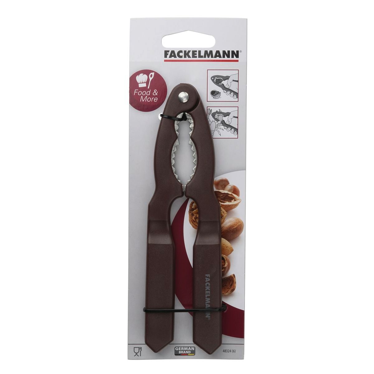 Casse-noix set de 2 outils pour crustacés dimensions BASIC jaune|brun, FACKELMANN