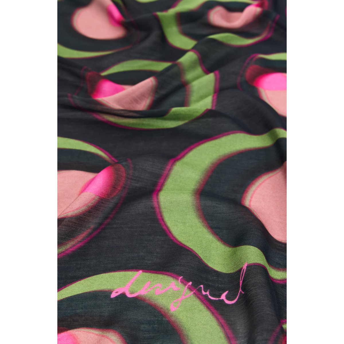 Foulard carré imprimé multicolore, DESIGUAL