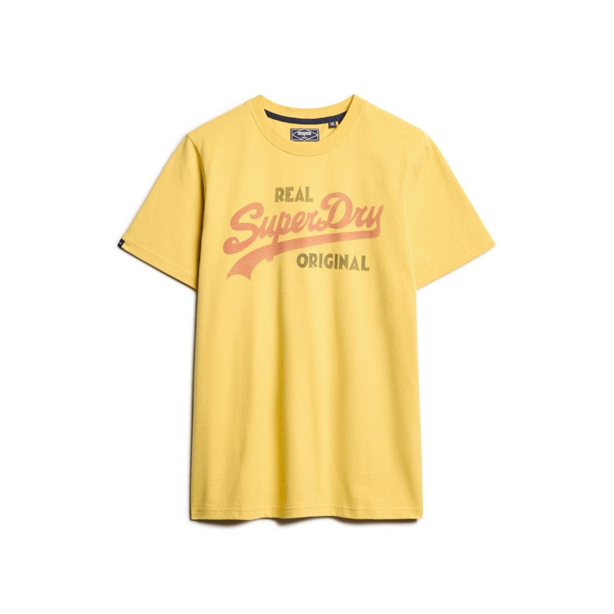T-shirt Vintage Logo Soda Pop jaune pigment, SUPERDRY