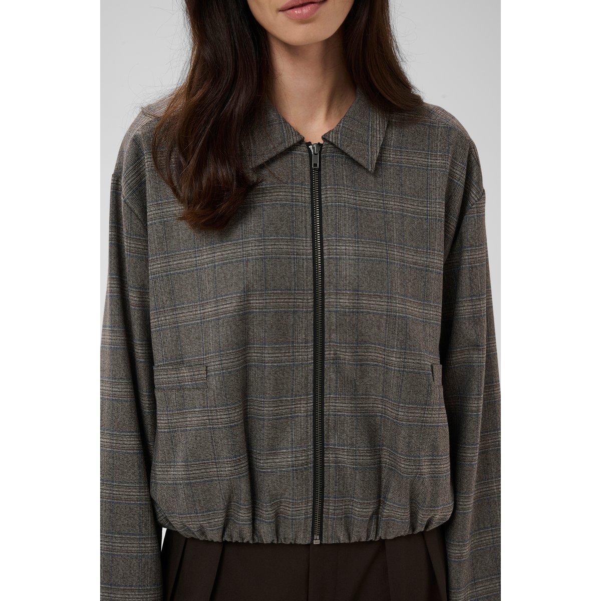 Blazer marron brown check, CULTURE