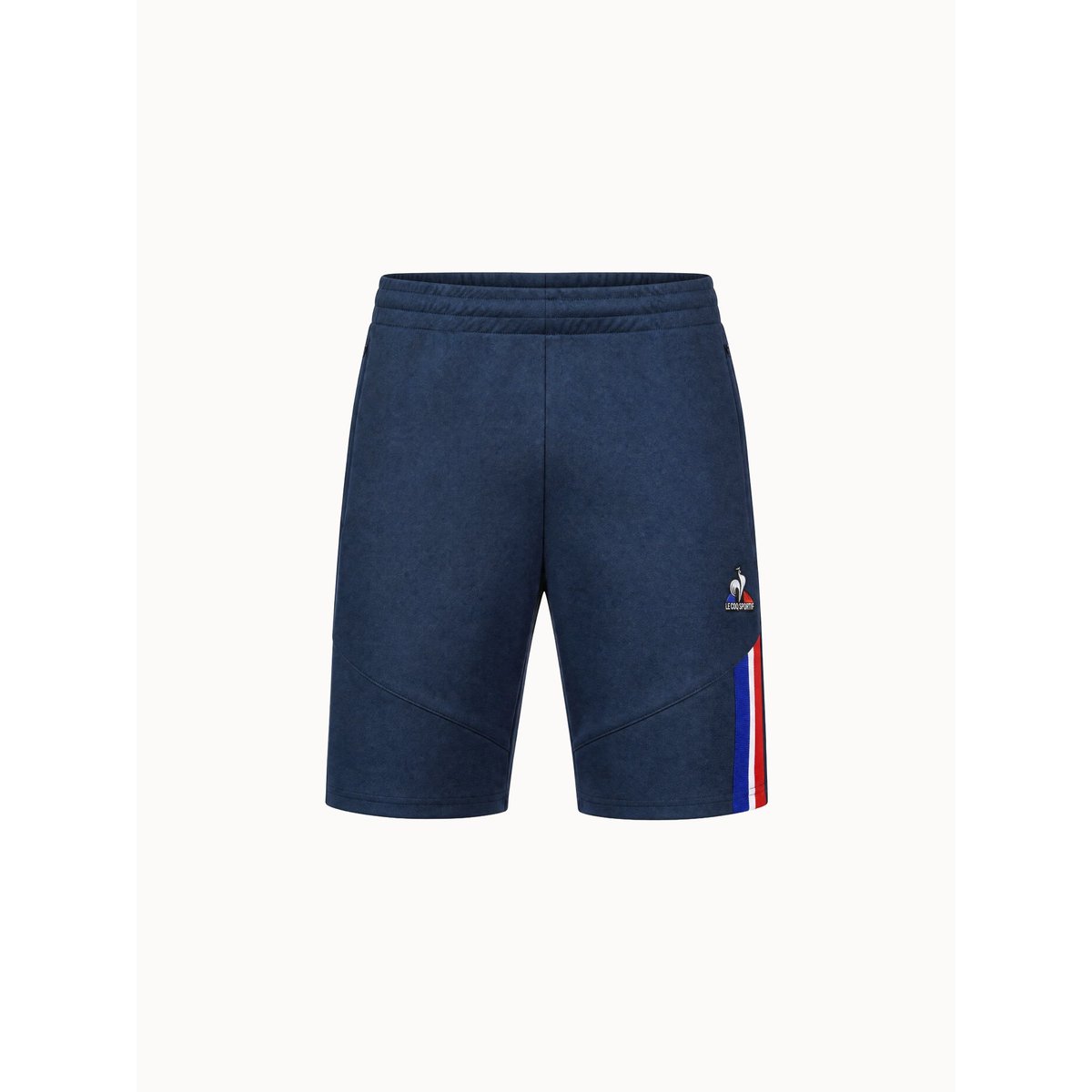 Short avec détails tricolores Teamsport dress blues, LE COQ SPORTIF