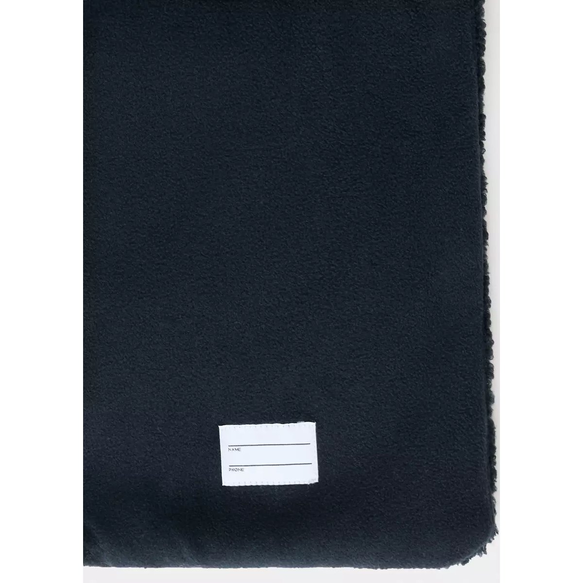 Manteau long en imitation mouton bleu marine, MANGO BABY