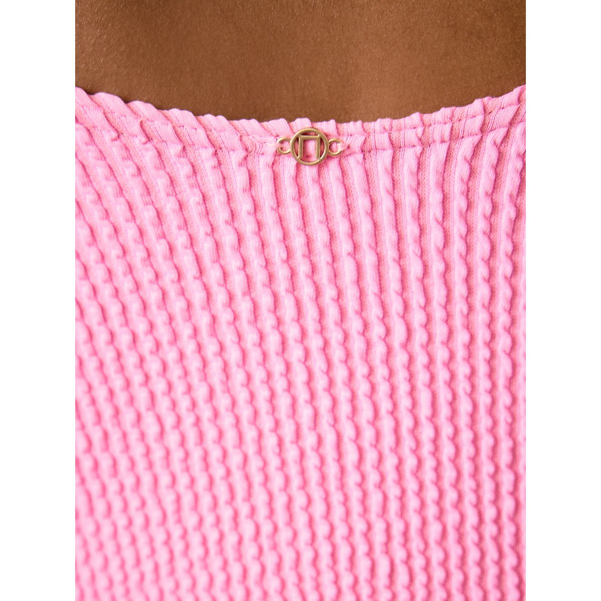 Maillot de bain bandeau maternité crinkle rose, NEXT