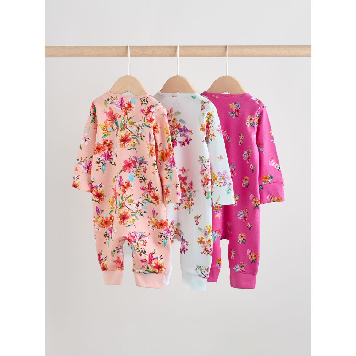 Dors-bien à zip double sens bébé, lot de 3 brillant, NEXT