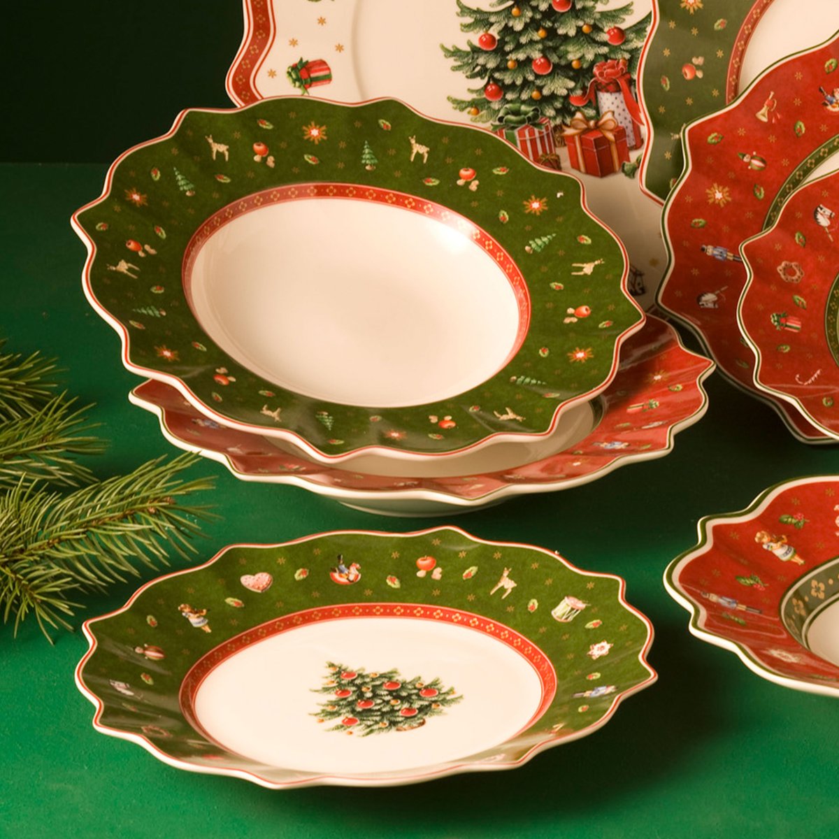 Assiette Dessert Verte TOY'S DELIGHT vert, VILLEROY & BOCH