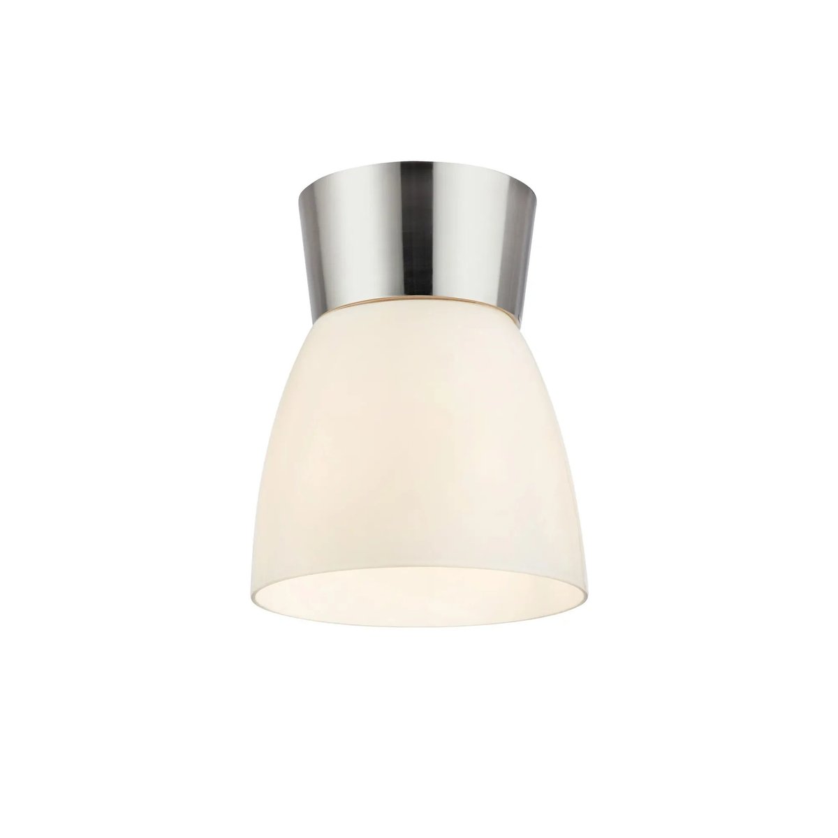 Plafonnier en verre NERJA argent, MARKSLOJD