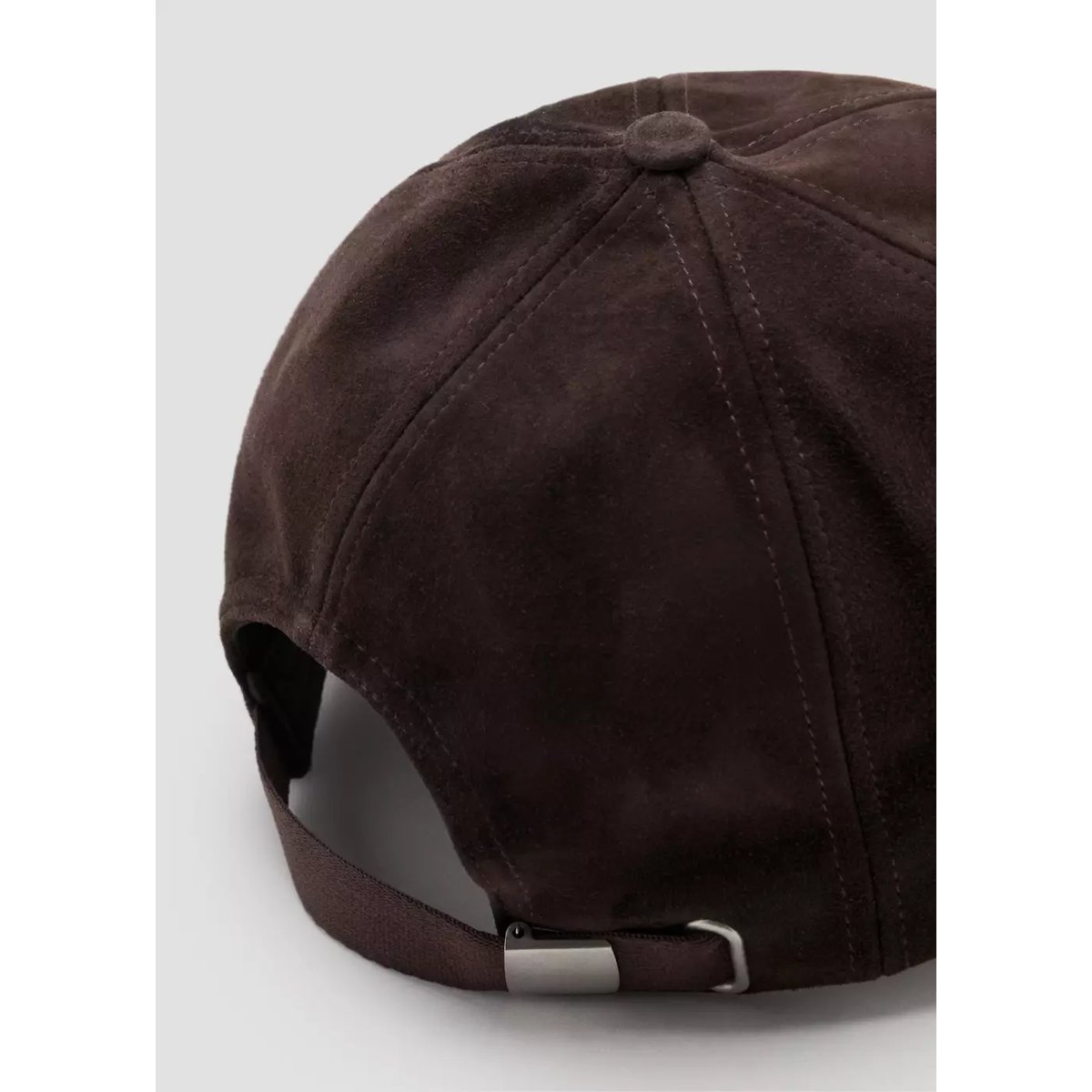 Casquette 100 % cuir marron, MANGO MAN