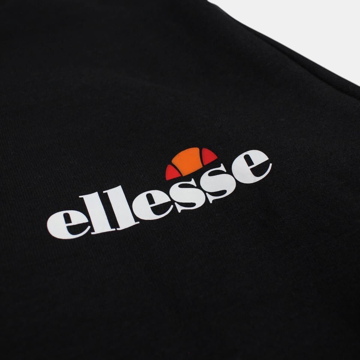Sweat col rond imprimé, fermeture zippée TRAINING noir, ELLESSE