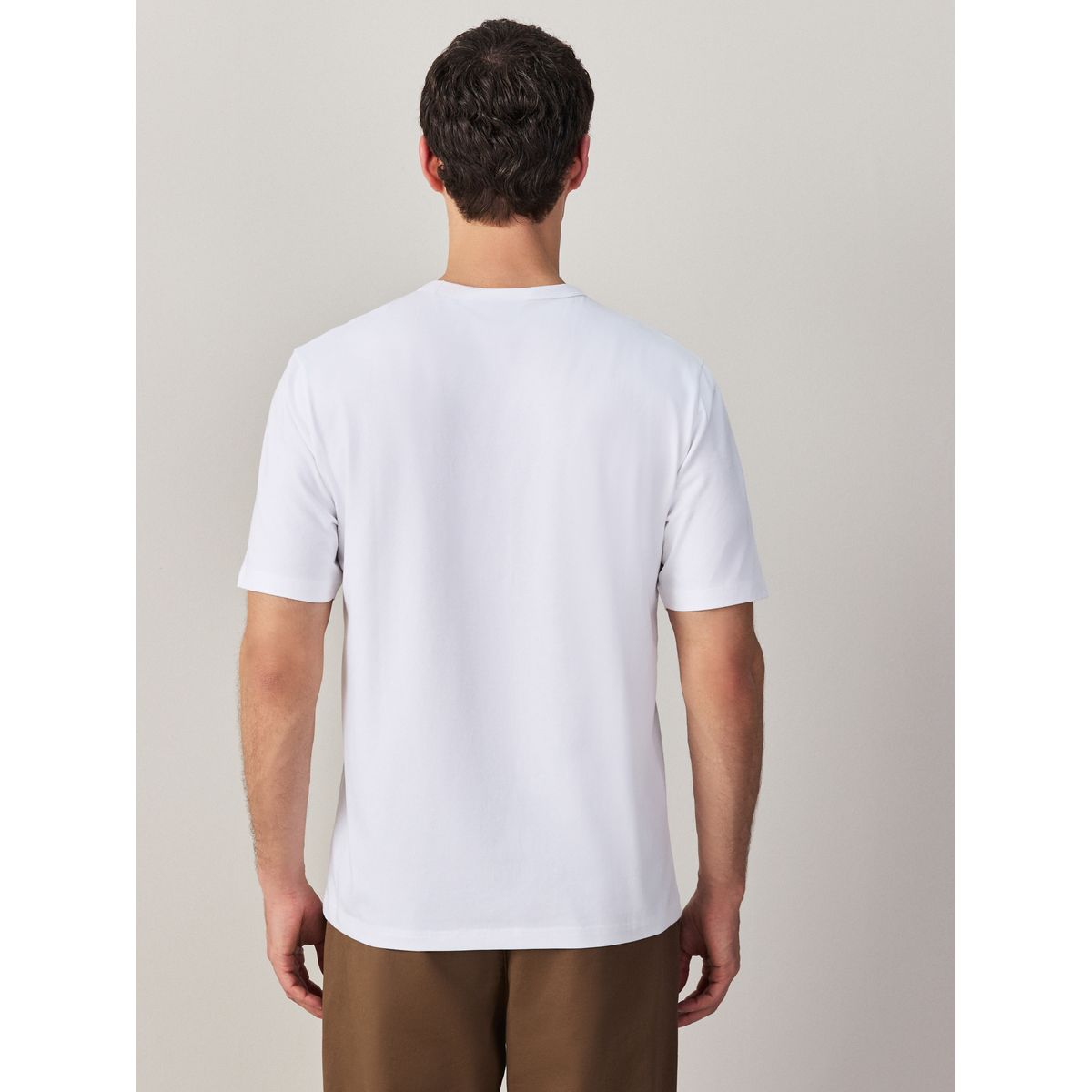 T-shirt en coton stretch blanc, NEXT