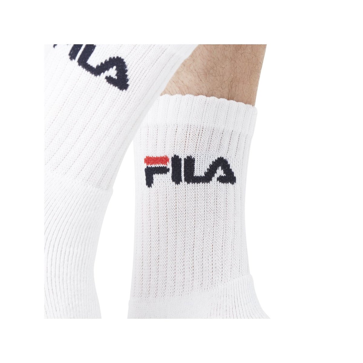 Lot De 6 Paires De Chaussettes Tennis noir/blanc, FILA