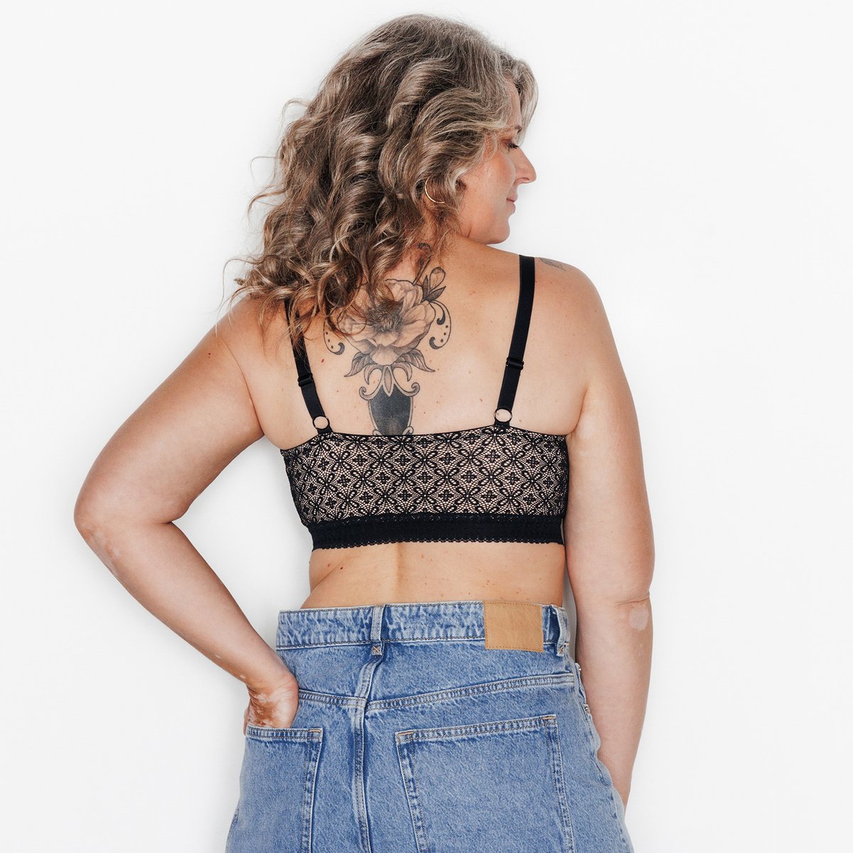 Soutien-gorge post-opératoire SWEET noir, ROUGEGORGE LINGERIE