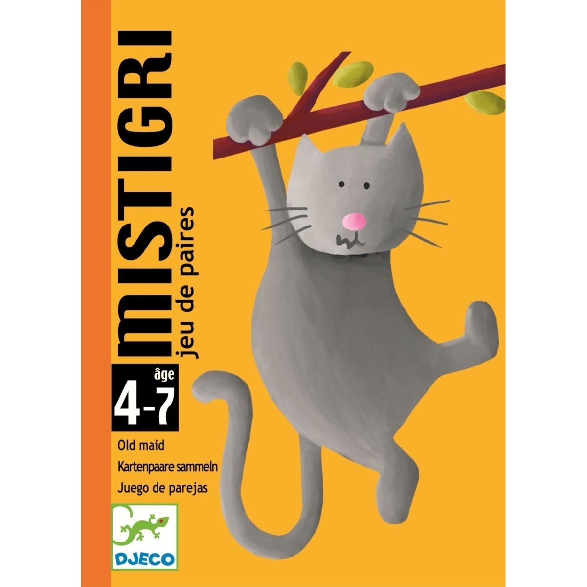 Mistigri Jeu de paires multicolore, DJECO