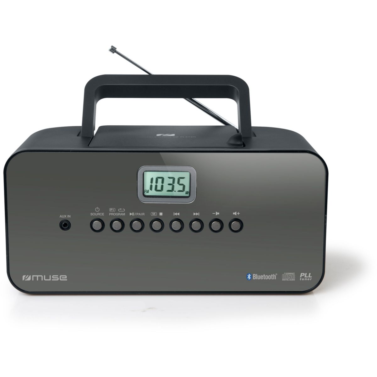 Radio CD M-22BT noir, MUSE