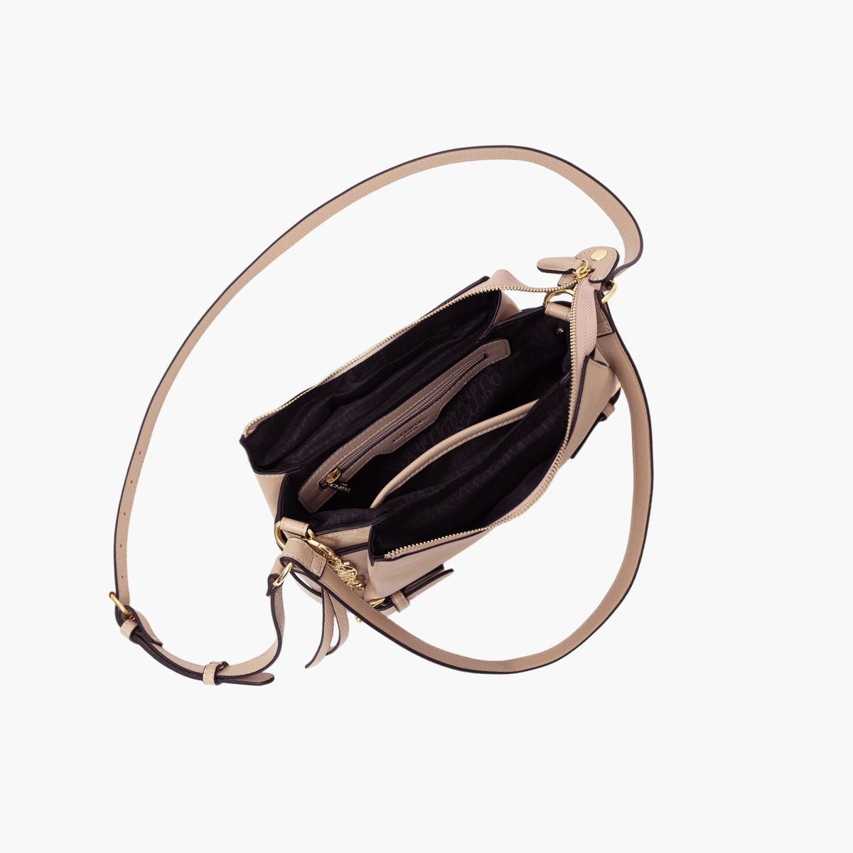 Sac porté épaule Tobi doré,taupe, LOLLIPOPS