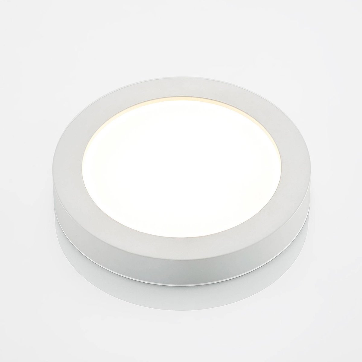 Plafonnier en aluminium moderneLED, Edwina blanc, PRIOS