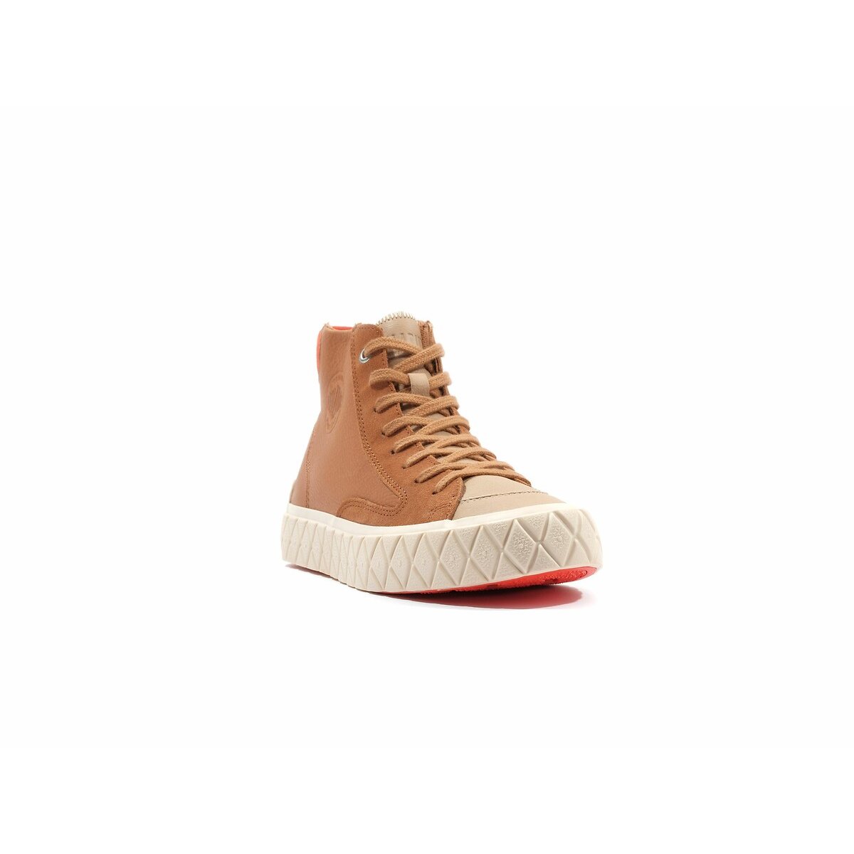 Sapatilhas em pele Palla Ace Chukka camel, PALLADIUM