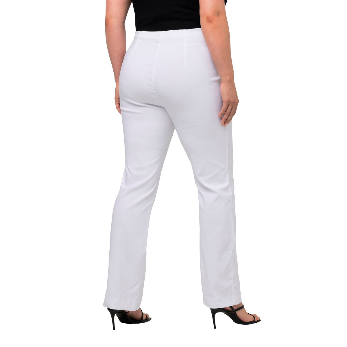 Pantalon classique en bengaline blanc neige, ULLA POPKEN