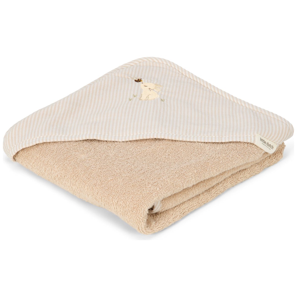 Cape de bain blanc, beige, LITTLE DUTCH