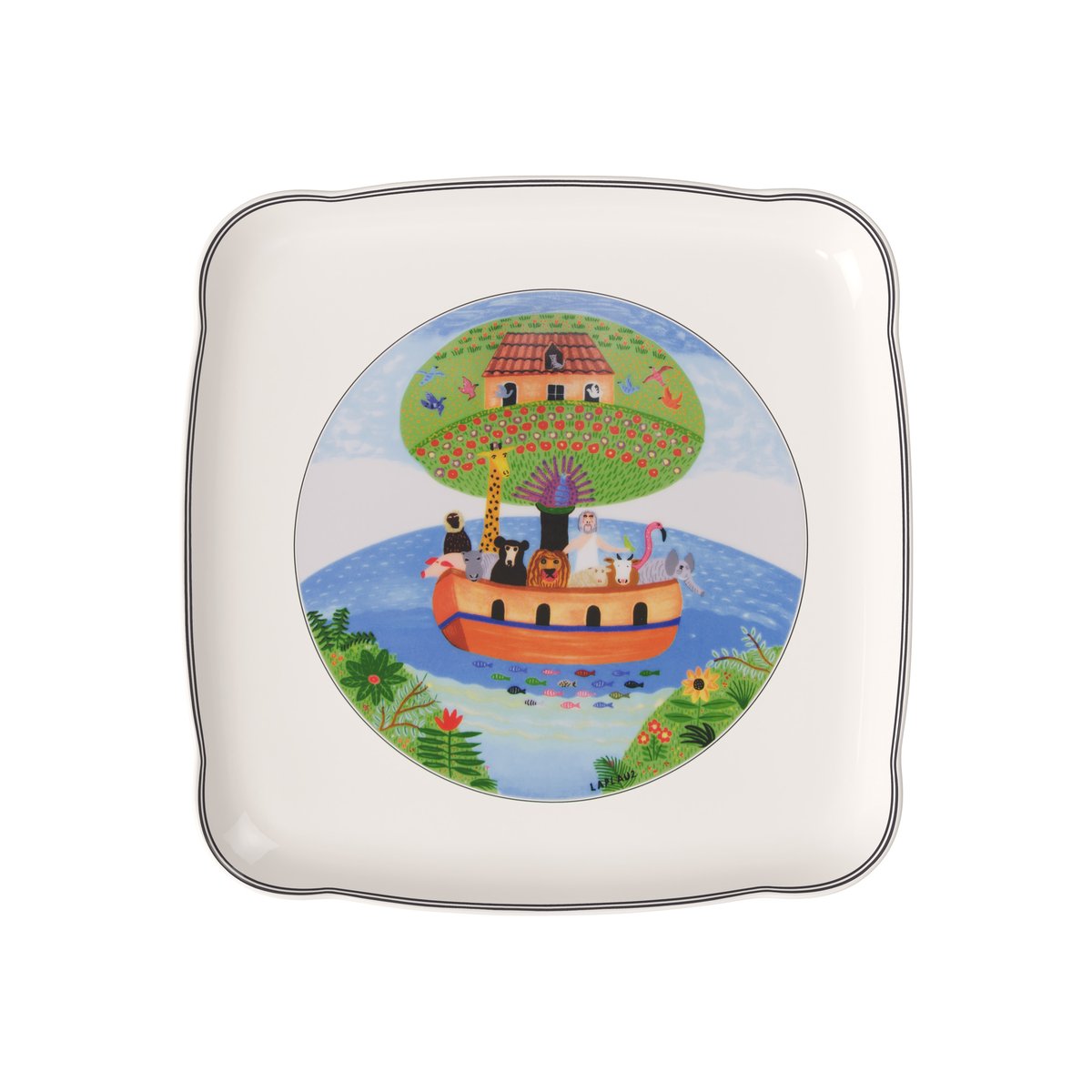 Plat Carré DESIGN NAIF multicolore, VILLEROY & BOCH