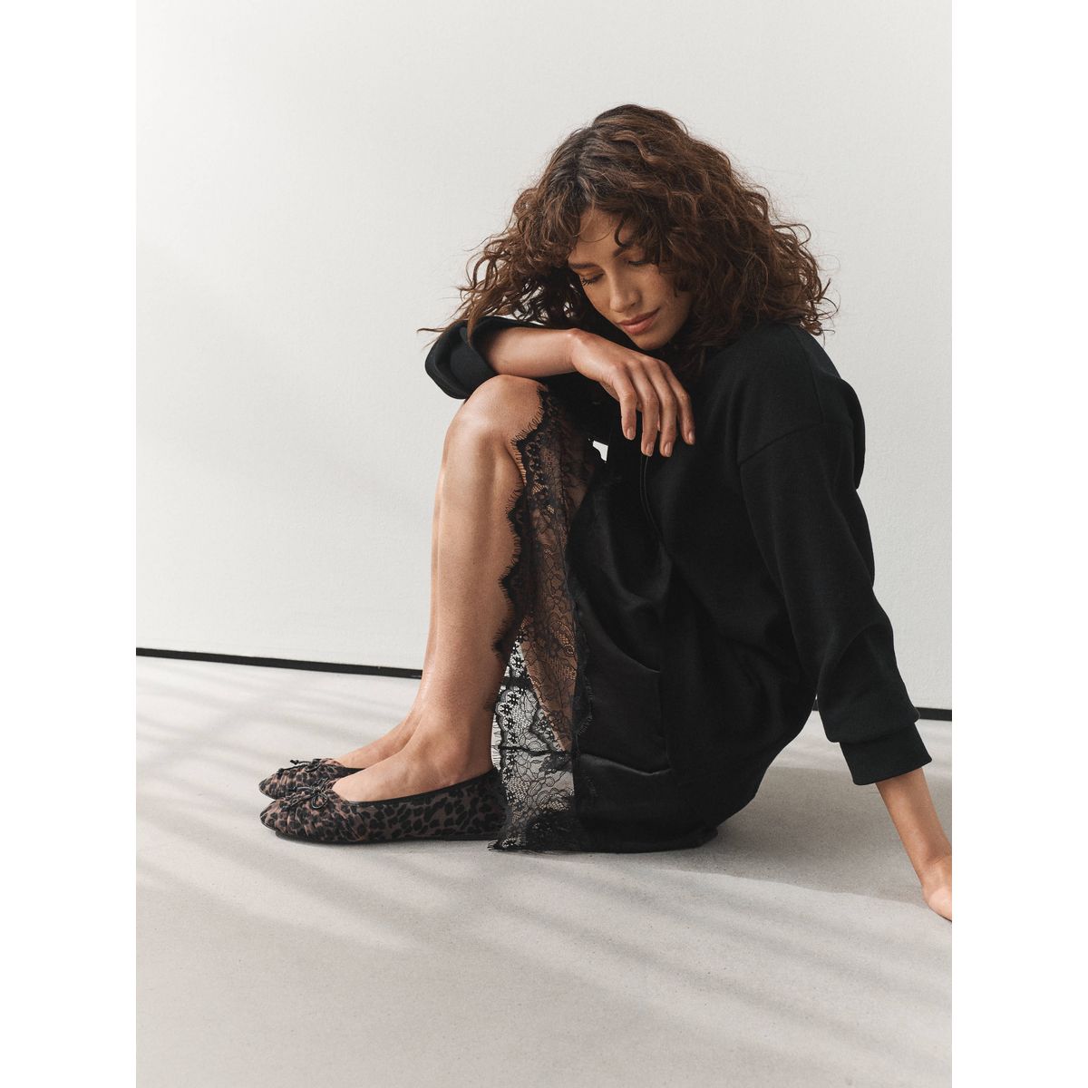 Ballerines en mesh à nœud forever comfort® léopard, NEXT