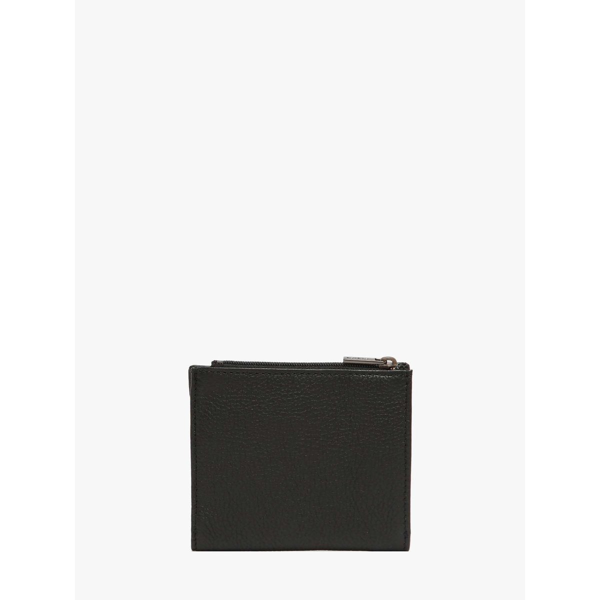 Porte-monnaie Madras cuir noir, ETRIER