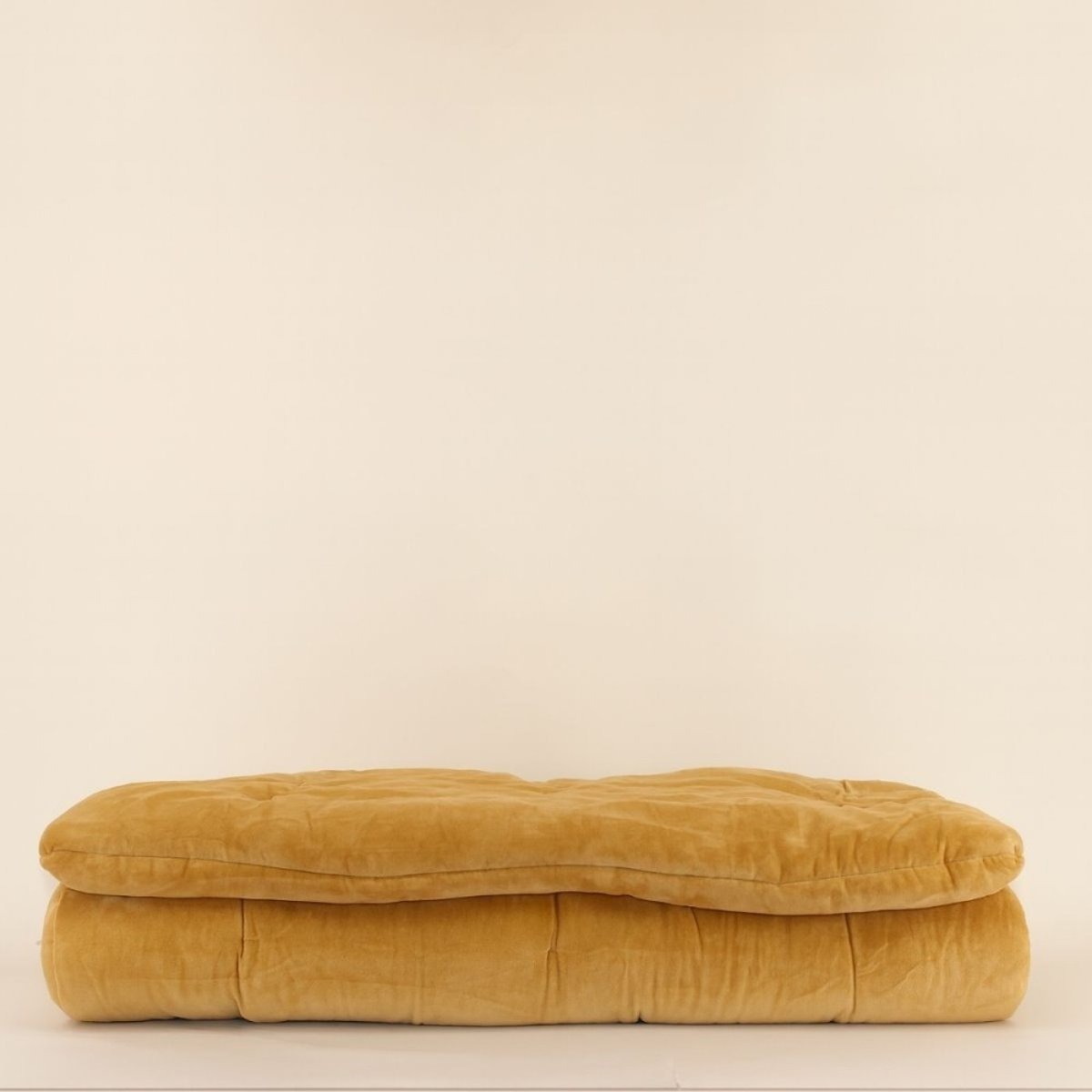Edredon en coton 80x200cm moutarde, BAZAR DE LUXE