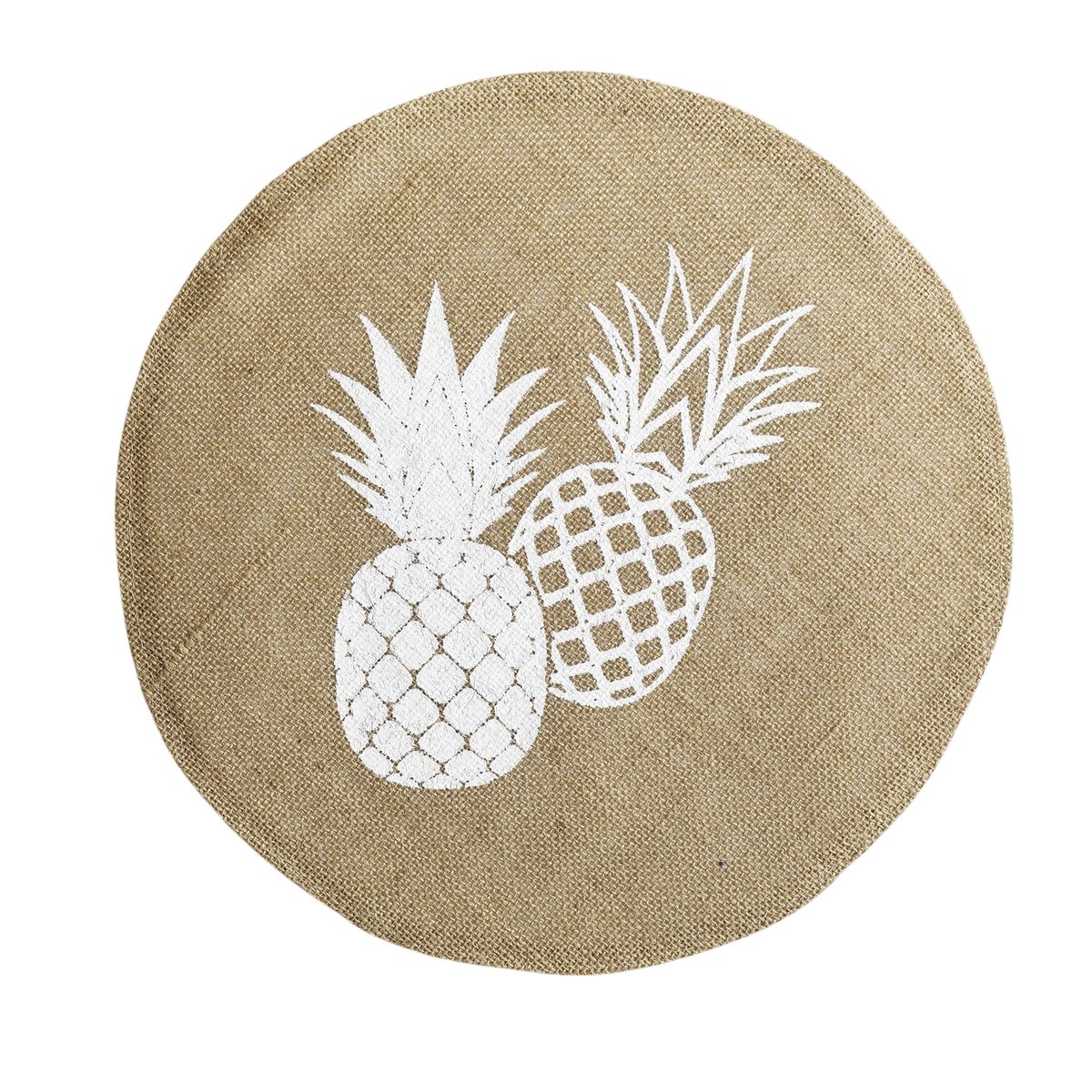 Set de table en jute Ananas marron, EDEN