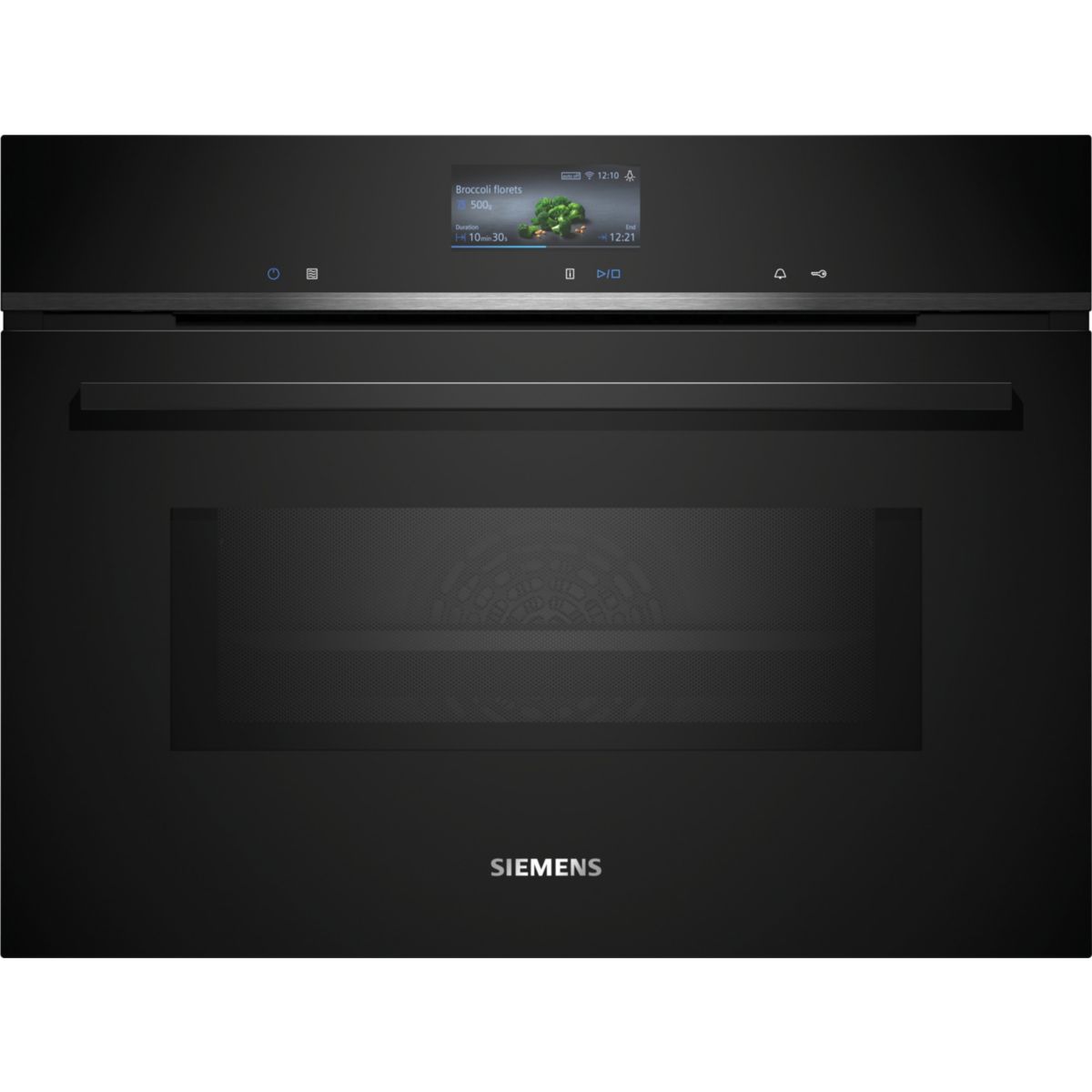 Micro ondes combiné encastrable CM776G1B1  Série iQ700 VarioSpeed couleur unique, SIEMENS