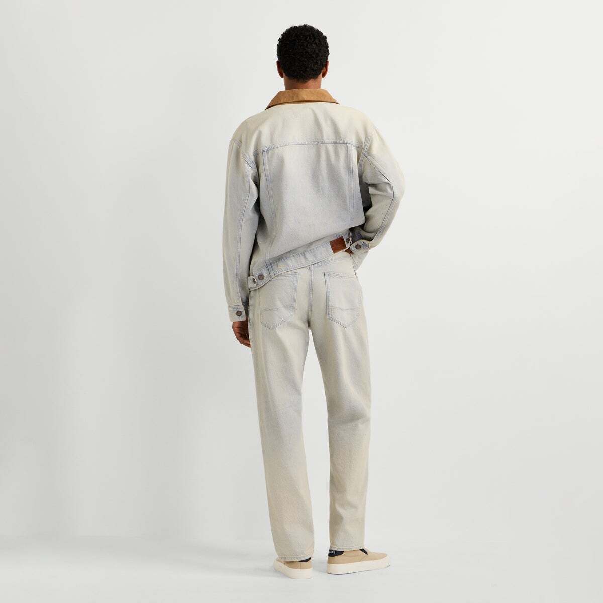Helix - Jean Coupe Large, Taille Basse 12 oz gris rigide denim, PEPE JEANS