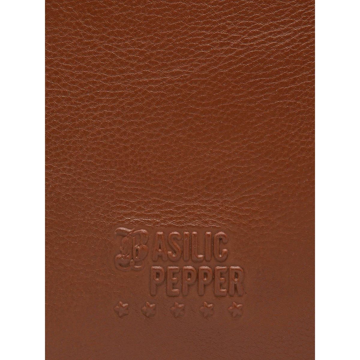 Sac bandoulière Cow cuir tan, BASILIC PEPPER