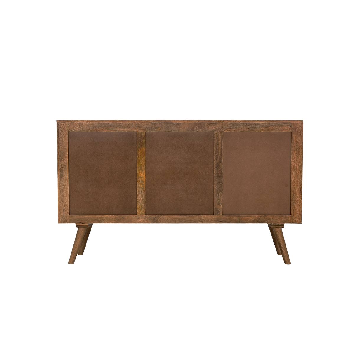 Buffet en bois de manguier et marbre AVENOR bois foncé, MADE IN MEUBLES