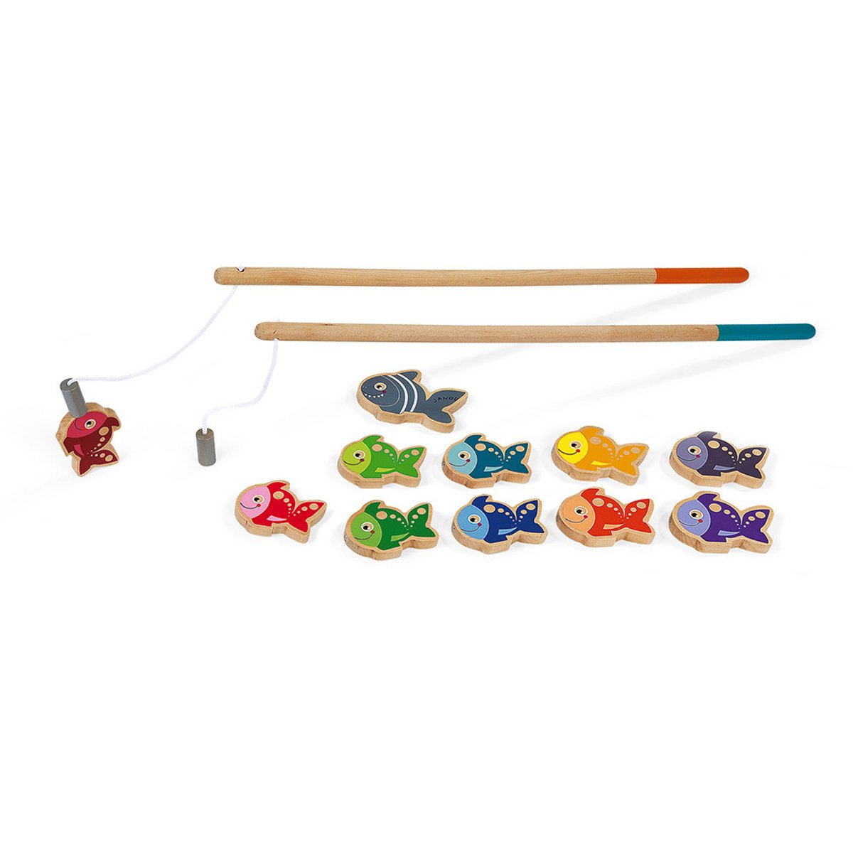 Pêche À La Ligne multicolore, JANOD