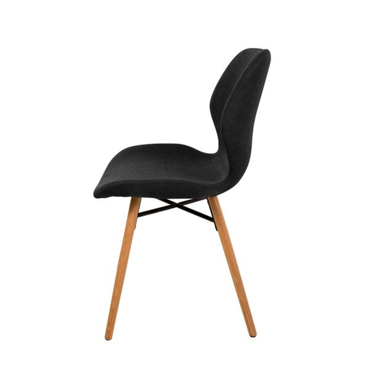 Chaise noire noir carbone, ZAGO