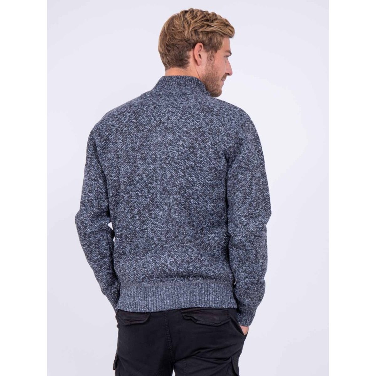Gilet Zippé Col Montant Labirou gris foncé, RITCHIE