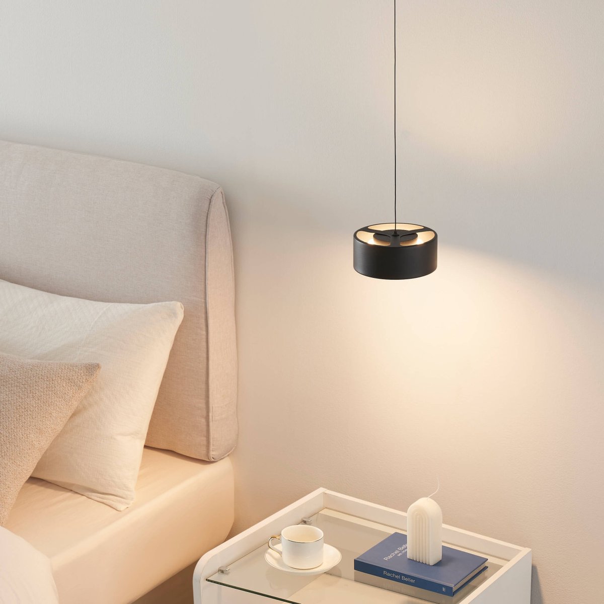 Suspension spot LED hauteur réglable - PRINS noir, KOSILUM