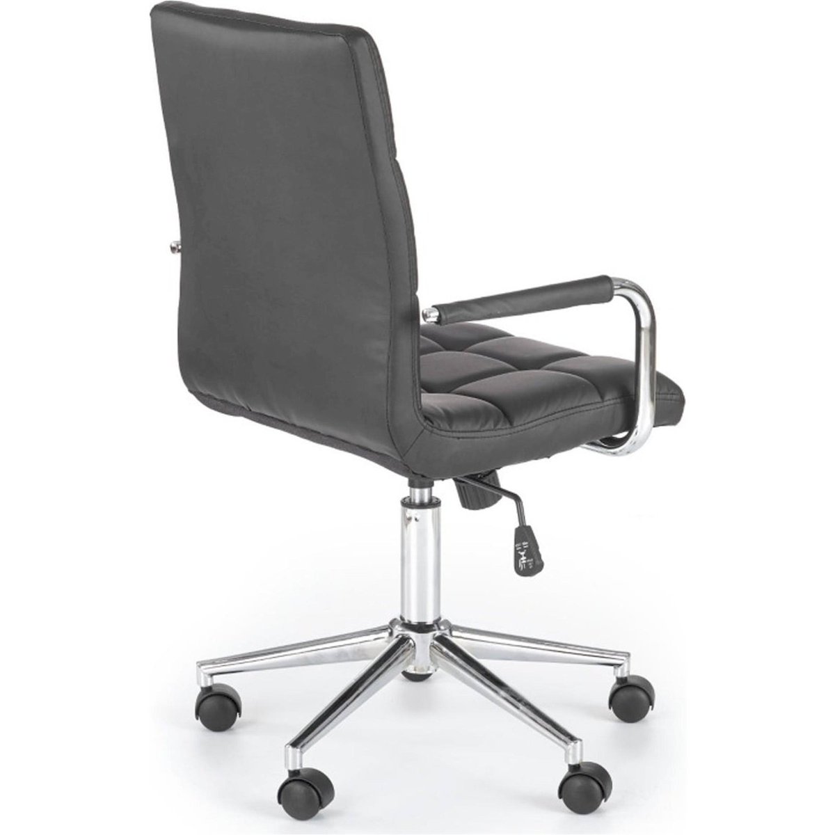Fauteuil de bureau capitonné à assise rembourrée noir, RECOLLECTION
