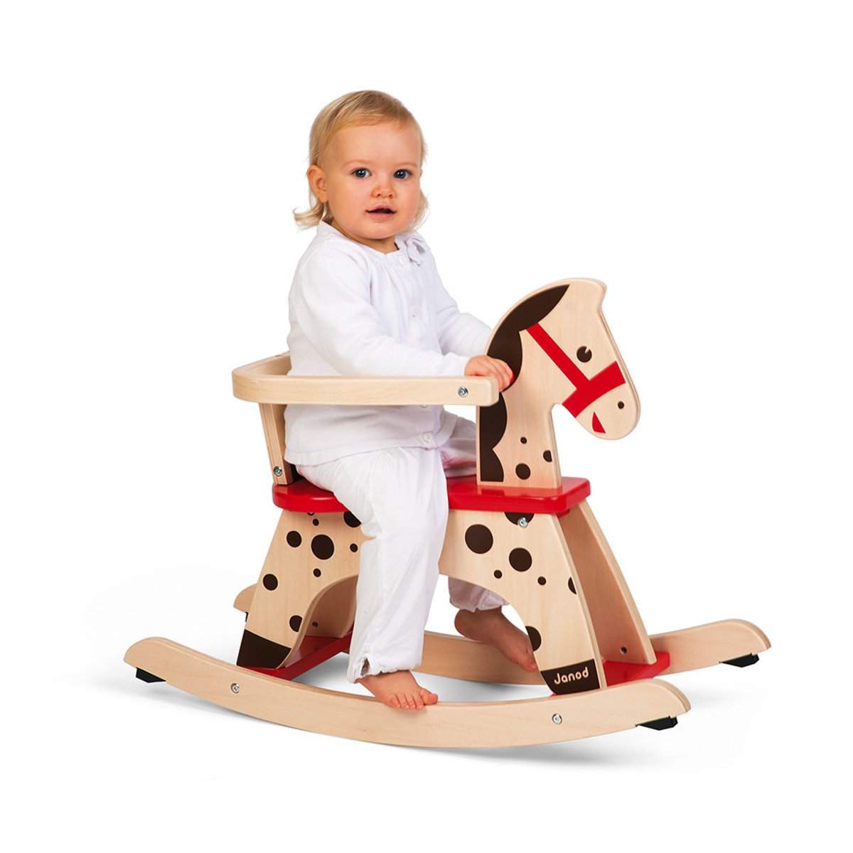 Cheval À Bascule Caramel marron, JANOD