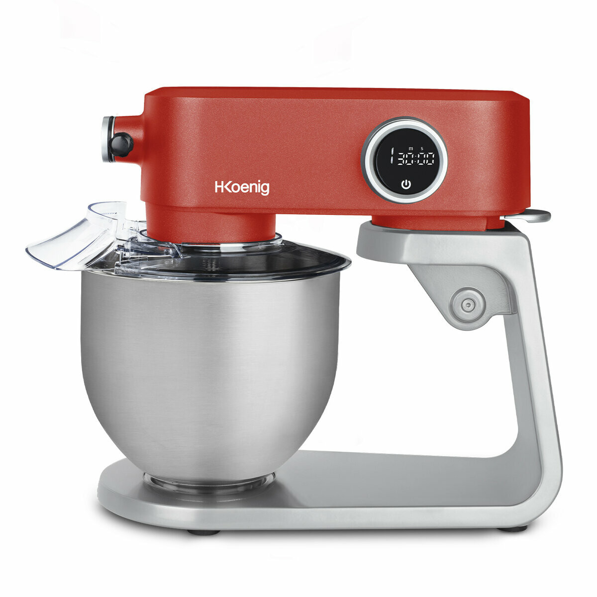 Robot pâtissier métal rouge, H.KOENIG