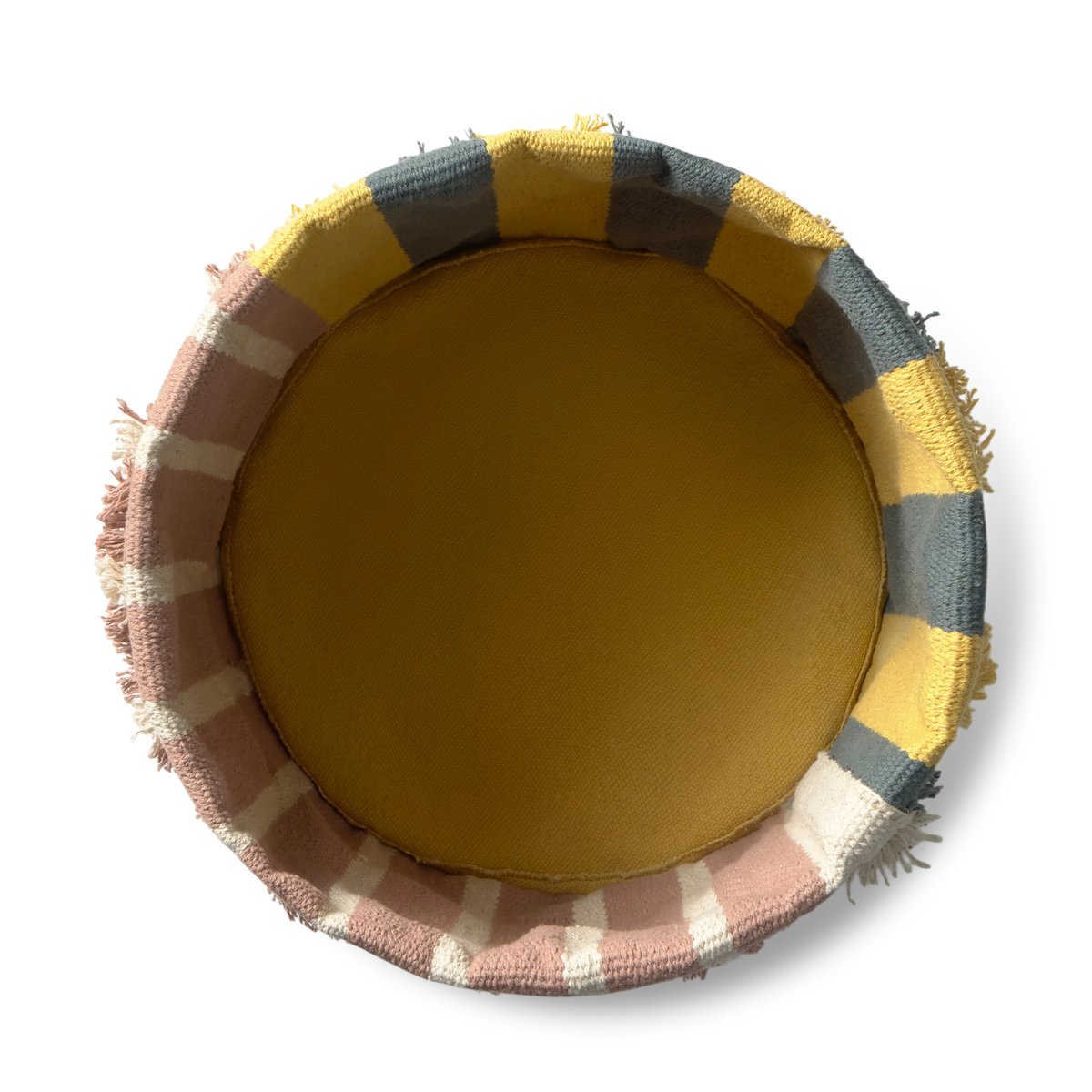 Grand panier COLOR ON naturel, miel foncé, terrazo, brun, LORENA CANALS