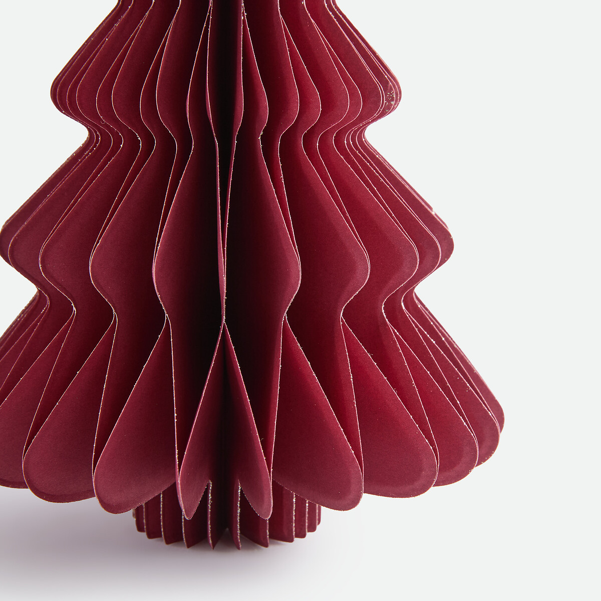 Lot de 2 sapins pliables, hauteur 15 cm, CASPAR rouge, LA REDOUTE INTERIEURS