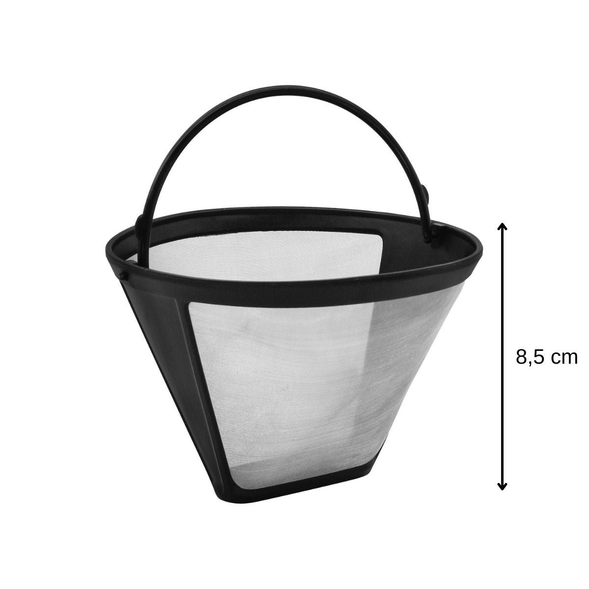 Filtre à café réutilisable GR4 noir, FACKELMANN