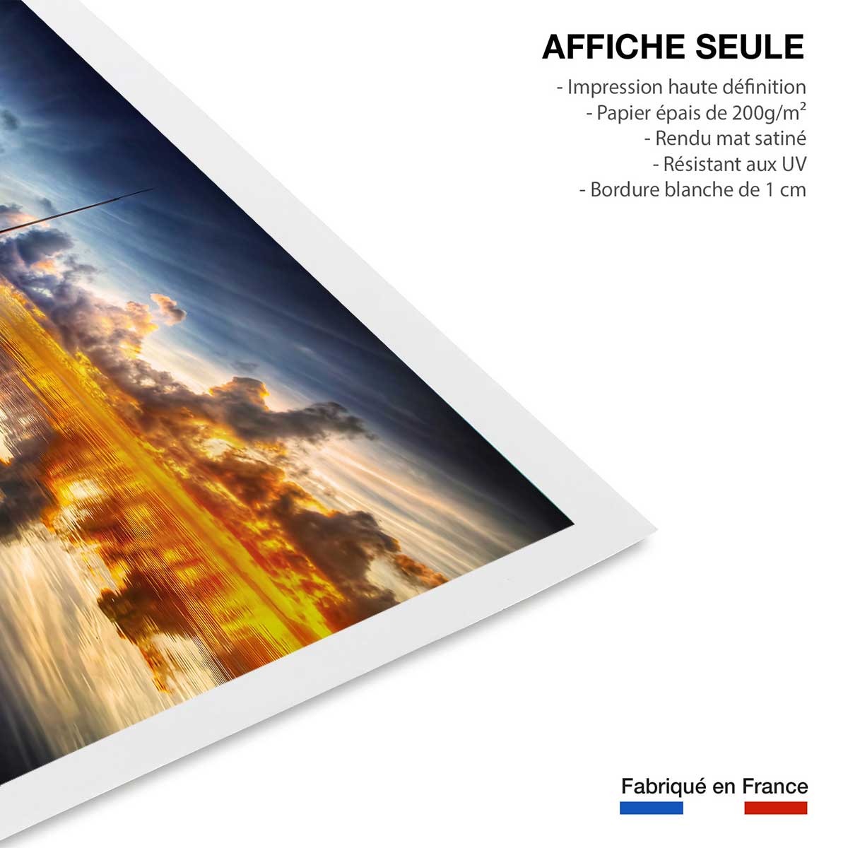 Affiche beauté des lacs affiche seule, HEXOA