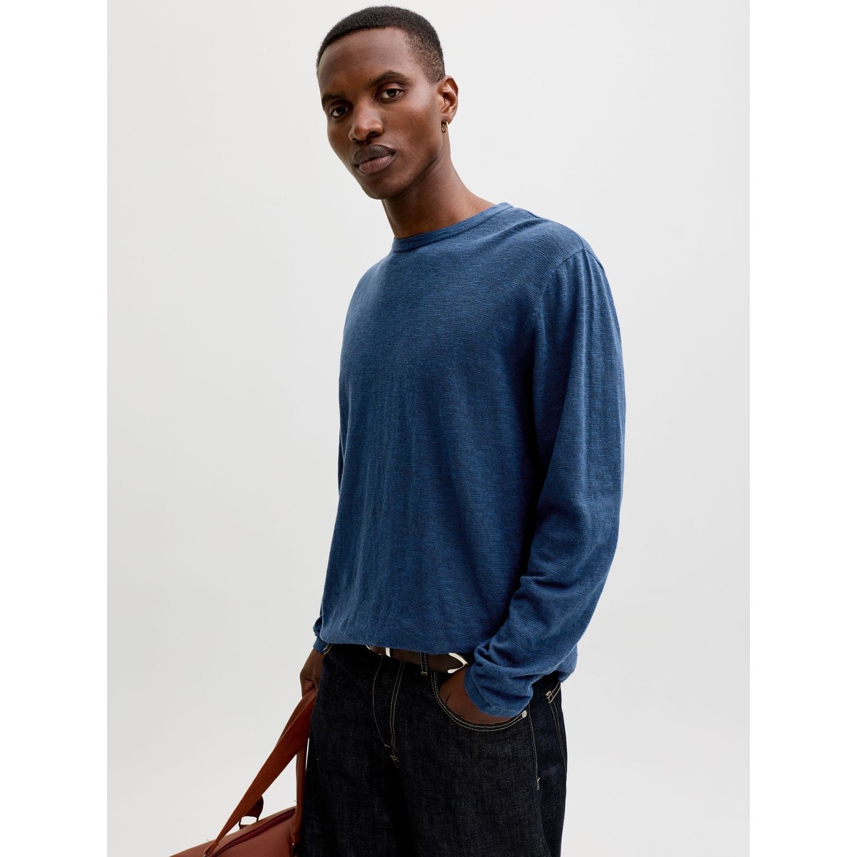 Pull En Maille navy blazer 1, JACK & JONES