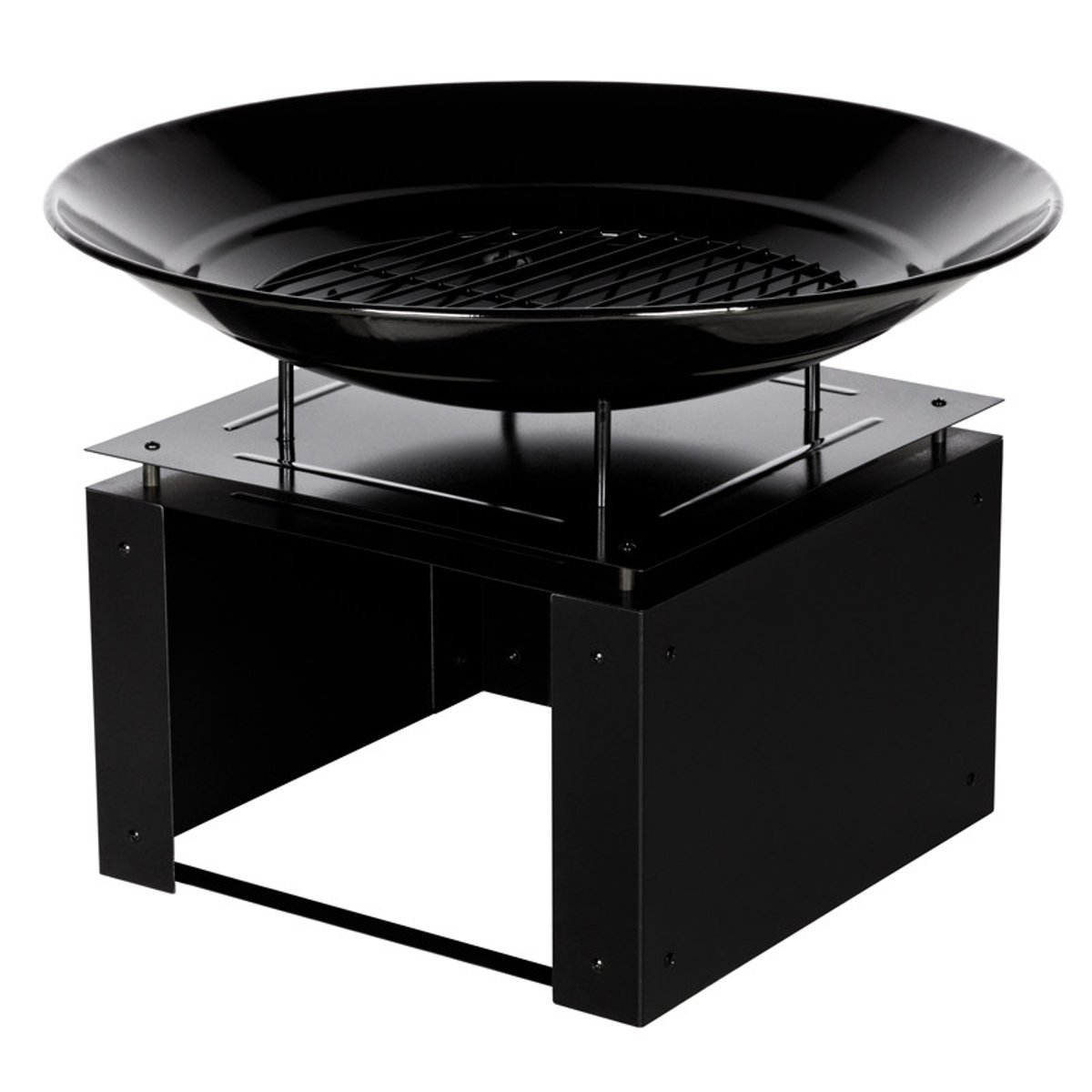 Brasero de cuisson + range bûches noir, noir, noir, SOMAGIC