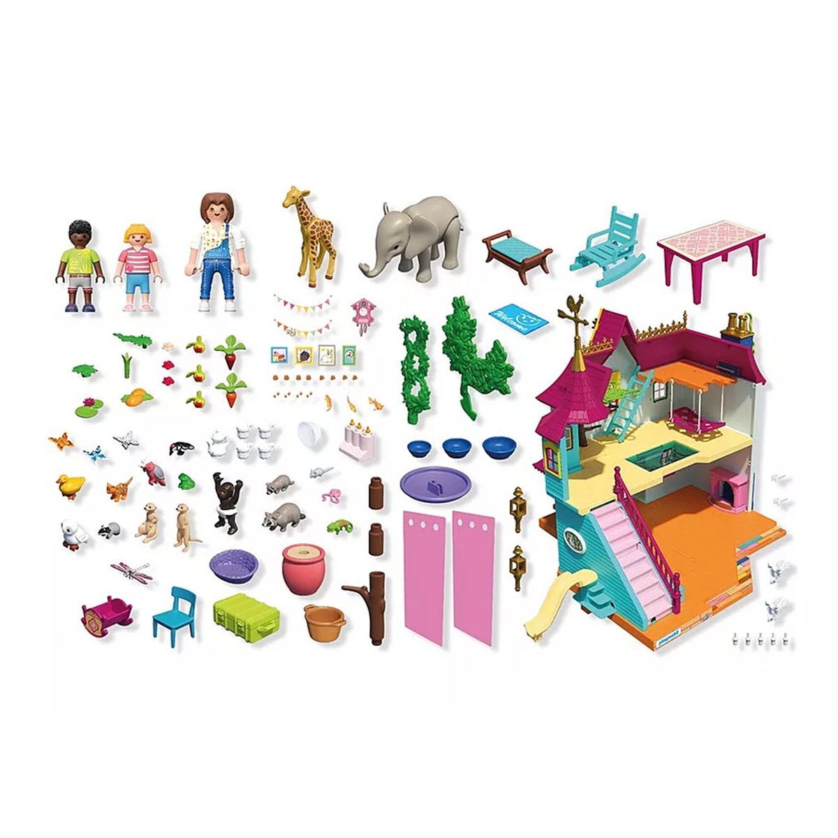 Manoir Coloré des Animaux multicolore, PLAYMOBIL