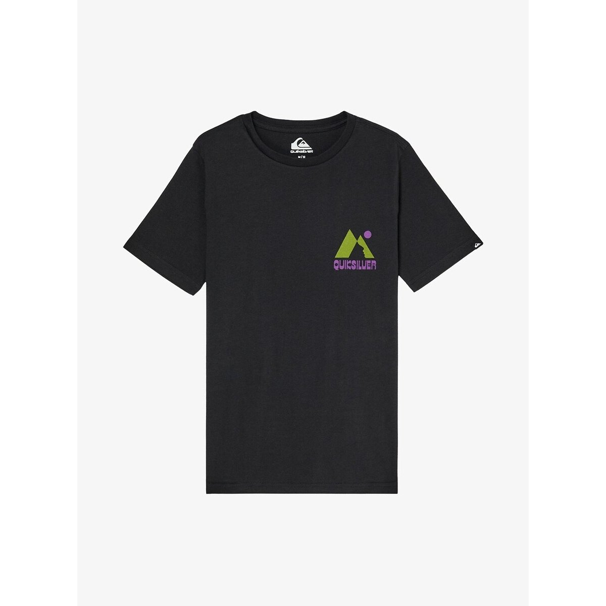 Back print short sleeve t-shirt black, QUIKSILVER