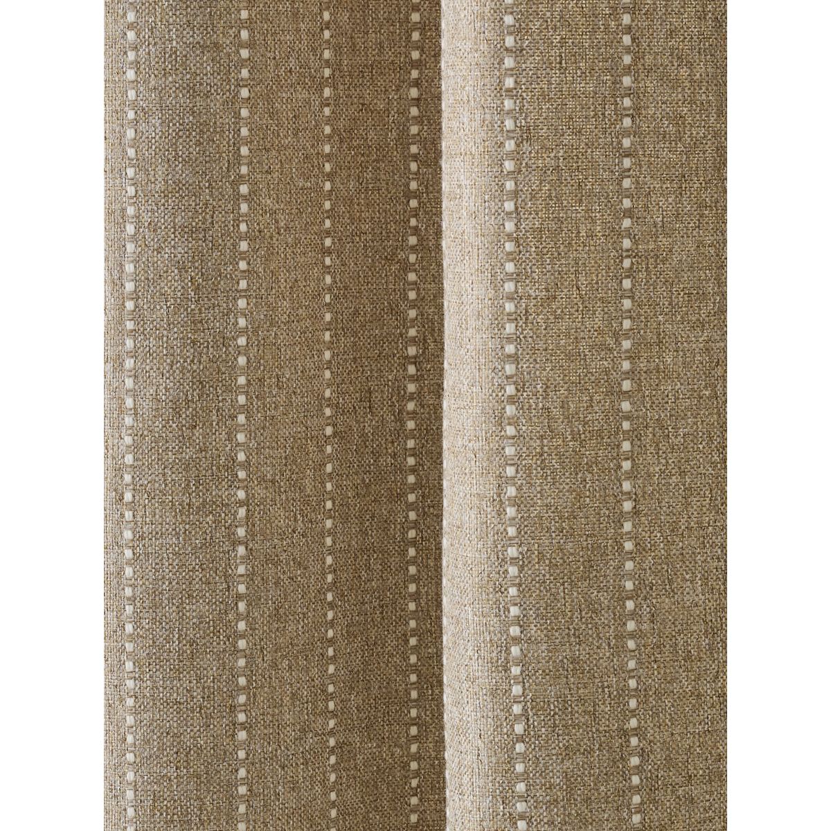 Rideaux rayés et doublés à œillets, lot de 2 naturel, NEXT